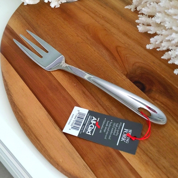 All-Clad 🔥NWT🔥 serving fork for dinner - stainless steel dishwasher safe 🔥 - Picture 1 of 10